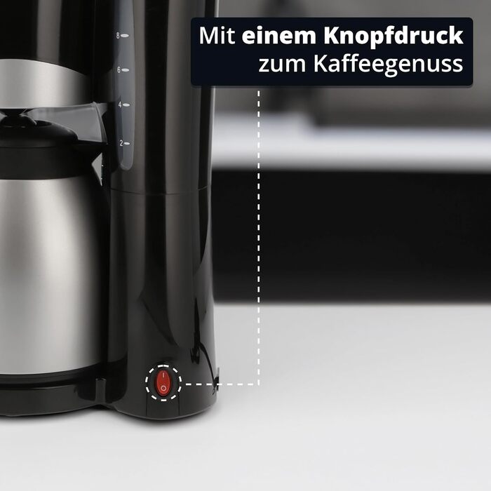 Кофемашина 1 л 870 Вт Black KHG