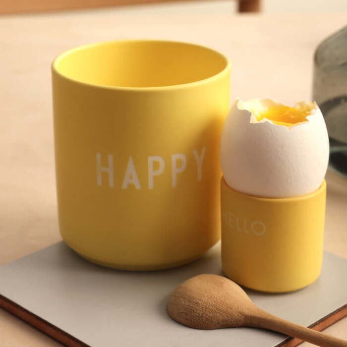 Кружка "Happy" 0,25 л Yellow Favourite Design Letters