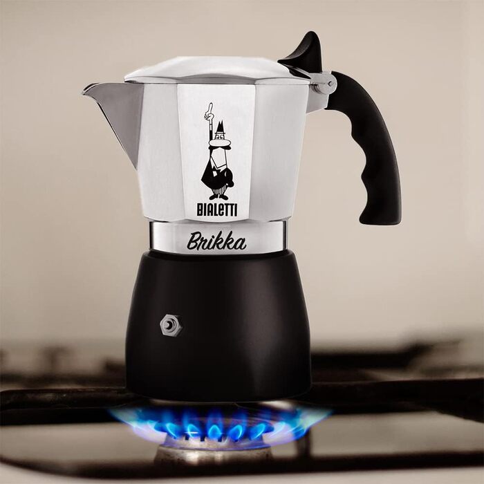 Кофеварка для эспрессо на 2 чашки Brikka Bialetti