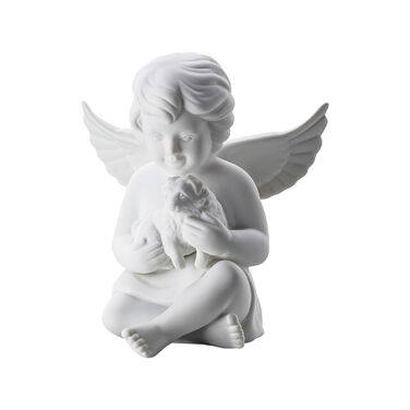 Фигурка "Ангел с собакой" 14,7 см матовая Angels Rosenthal