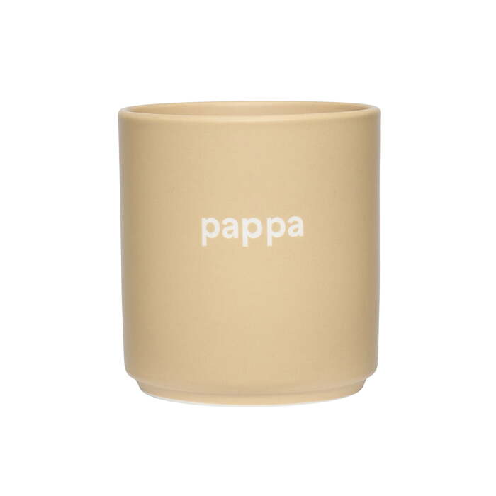 Кружка "Pappa" 0,25 л Beige Favourite Design Letters