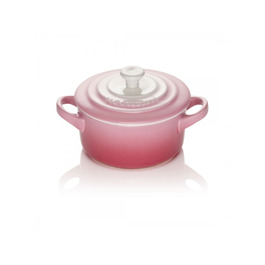 Мини-кокотница с крышкой 10 см, розовая Ombré Le Creuset