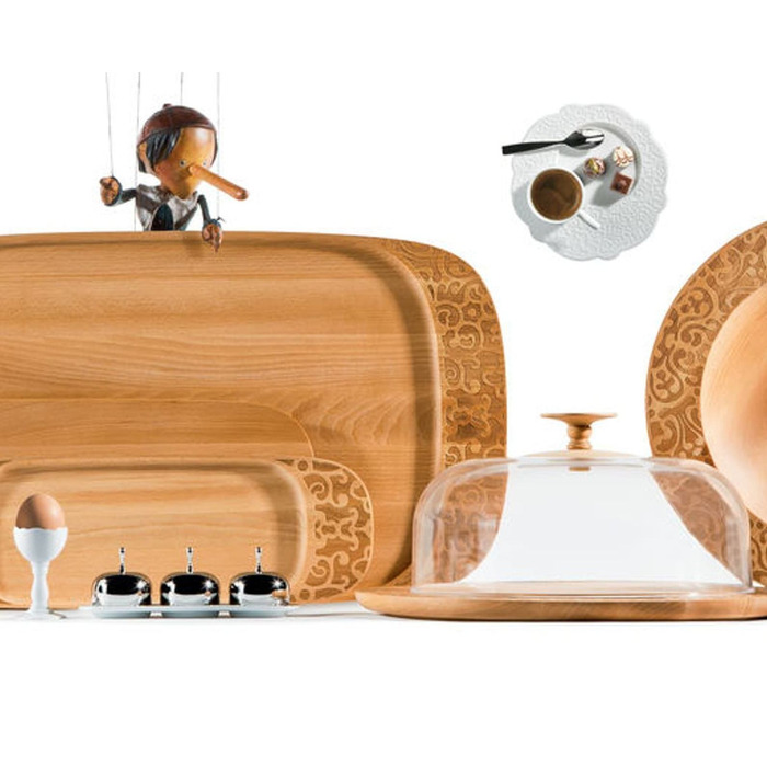 Dressed in wood коллекция от бренда Alessi