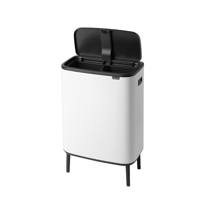 Мусорный бак с ножками 2х30 л белый Bo Touch Bin Brabantia