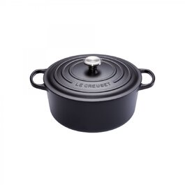 Кастрюля / жаровня 22 см, черный Le Creuset 