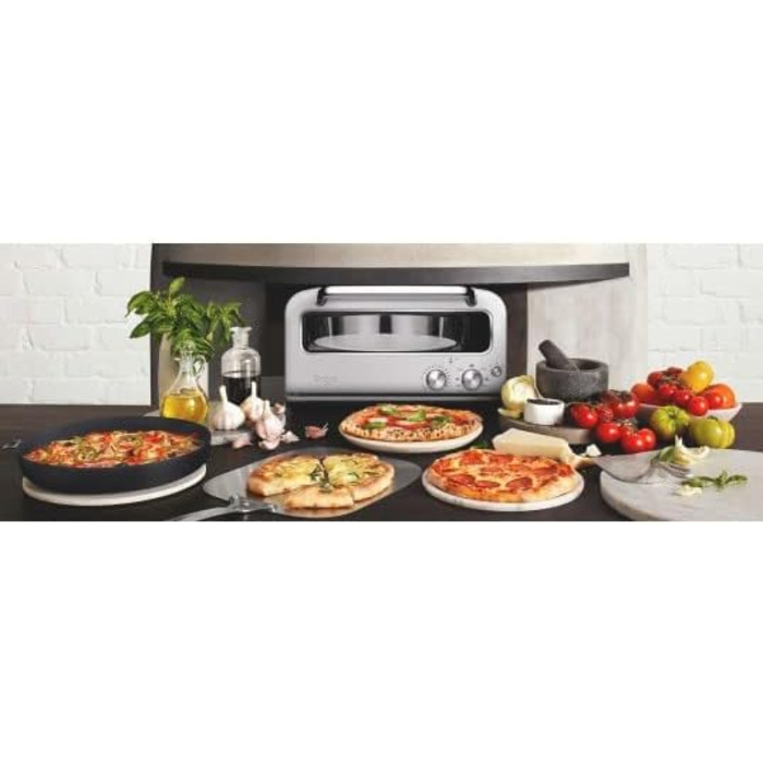 Мини-духовка для пиццы, матовая сталь Smart Oven Pizzaiolo SPZ820 Sage Appliances