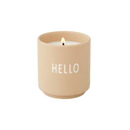 Свеча ароматическая "Hello" 6 х 5,5 см Beige Favourite Design Letters