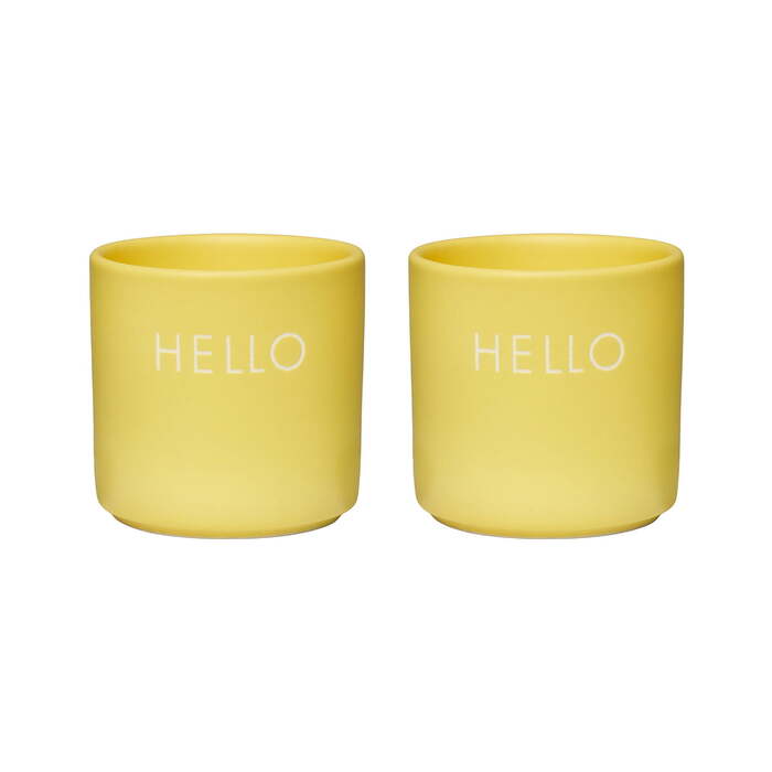 Набор подставок для яиц "Hello" Yellow Favourite Design Letters