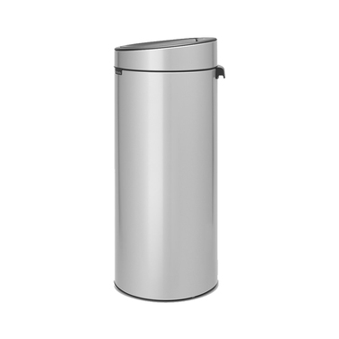 Мусорный бак 30 л серый металлик Touch Bin Brabantia