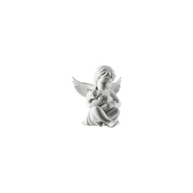 Фигурка "Ангел с котом" 10,4 см матовая Angels Rosenthal