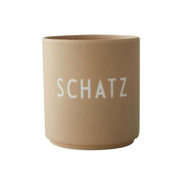 Кружка "Schatz" 0,25 л Beige Favourite Design Letters