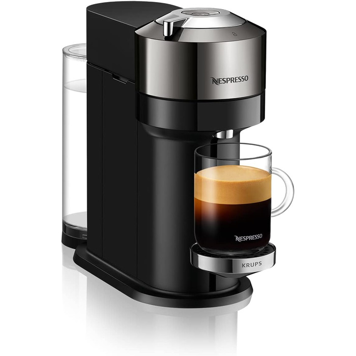 Капсульная кофемашина 1.1 л 1260 Вт, черная Nespresso Vertuo Next XN910C Krups