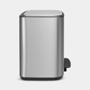 Мусорный бак с педалью 3х11 л стальной матовый трехсекционный Pedal Bin Bo Brabantia