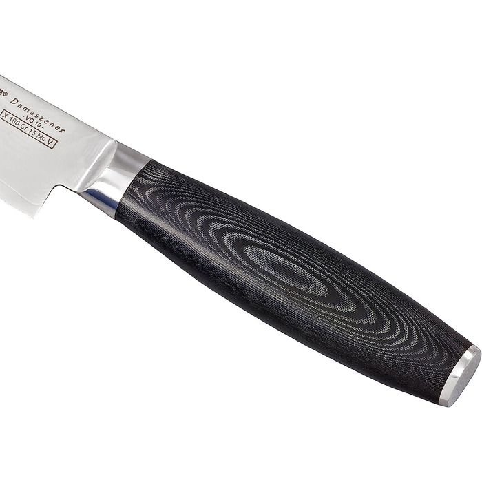 Нож из 65 слоев дамасской стали 25 см Santoku 065.54 GRÄWE