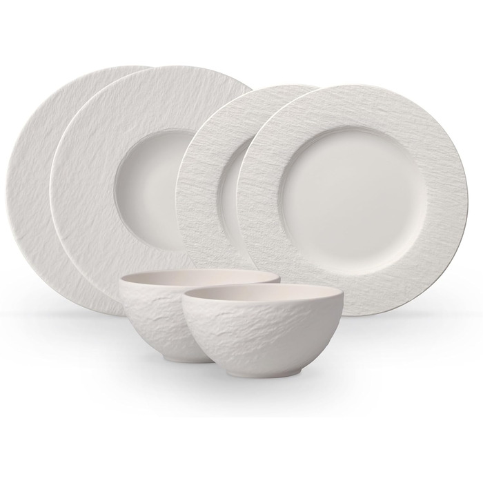 Столовый сервиз 6 предметов Manufacture Rock Villeroy & Boch