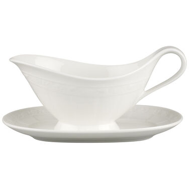 Соусник с блюдцем 400 мл White Pearl Villeroy & Boch