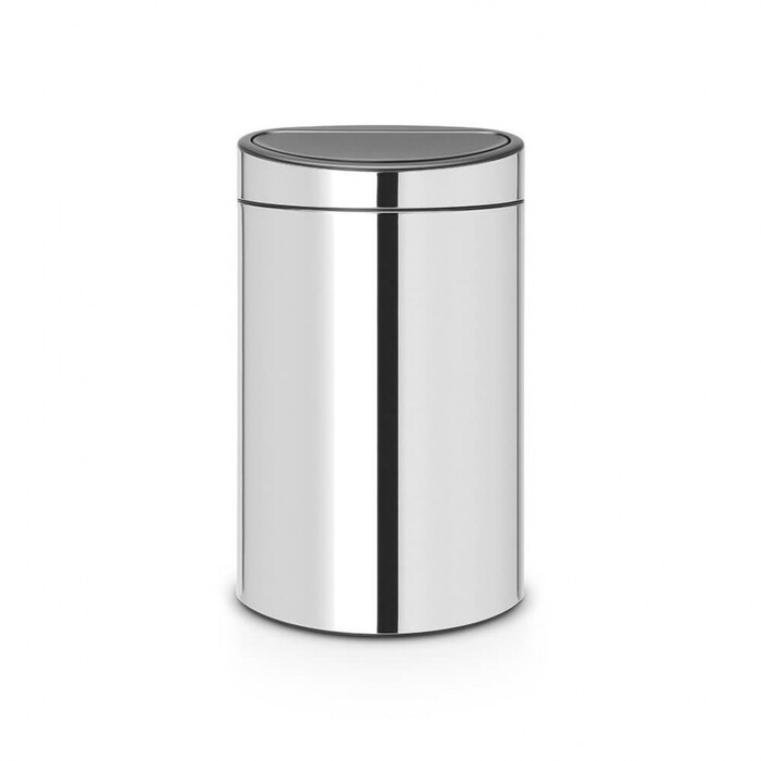 Мусорный бак 40 л глянцевая сталь Touch Bin Brabantia