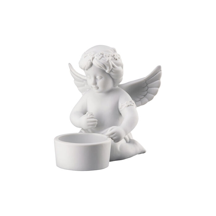 Фигурка-подсвечник "Ангел с цветочным венком" 10 см Angels Rosenthal