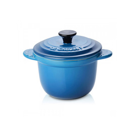 Мини-кокотница 13 см с крышкой, синяя Every Marseille Le Creuset