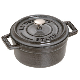 Мини-кастрюля / жаровня с крышкой 10 см Graphite Grey Staub