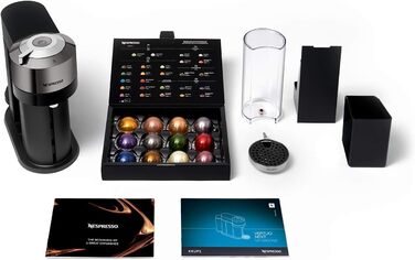 Капсульная кофемашина 1.1 л 1260 Вт, черная Nespresso Vertuo Next XN910C Krups