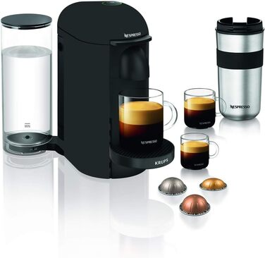 Капсульная кофемашина 1.8 л 1260 Вт, матово-черная Nespresso Vertuo ‎YY2778FD Krups