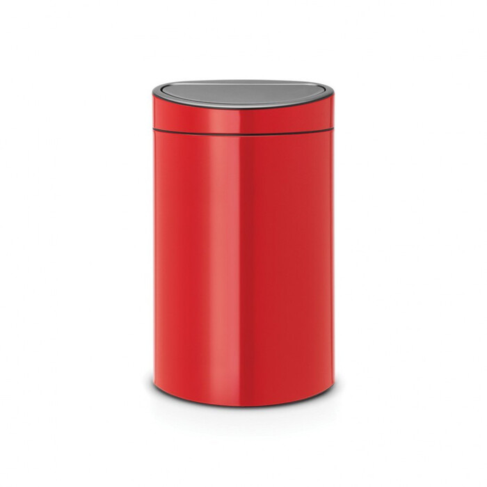 Мусорный бак 40 л красный Touch Bin Brabantia