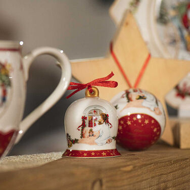 Елочное украшение колокольчик 6 см Annual Christmas Edition 2022 Villeroy & Boch