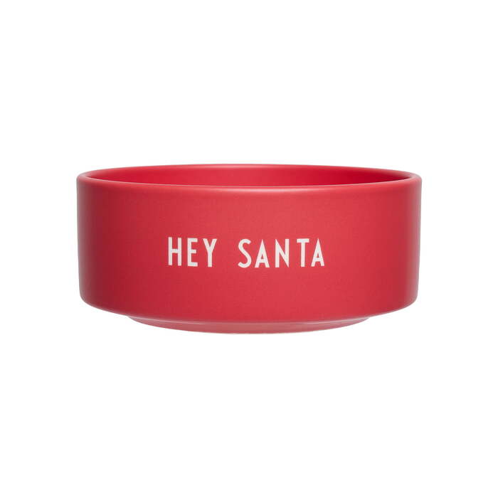 Пиала для закусок "Hey Santa" 12 см Rose Favourite Design Letters