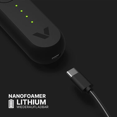 Ручной электрический вспениватель молока Subminimal NanoFoamer / USB-C / нержавеющая сталь / черный