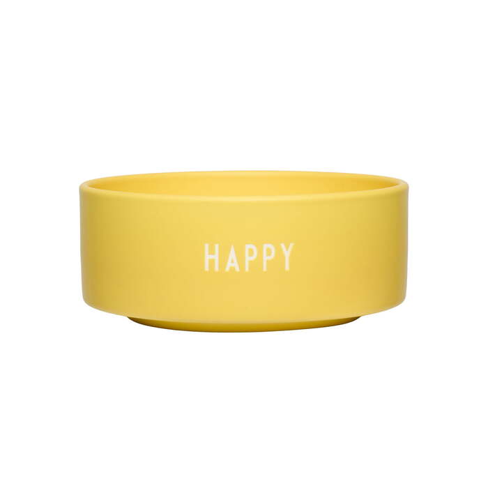 Design Letters Пиала для закусок Happy 12 см Yellow Favourite Design Letters 5980₽