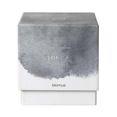 Свеча ароматическая 10x11 см Tonga Marble sharkskin Frable Blomus