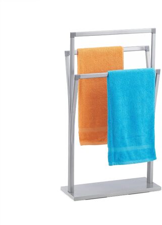 Вешалка для полотенец с 3 перекладинами 86,5 x 50 x 20 см Silver Relaxdays