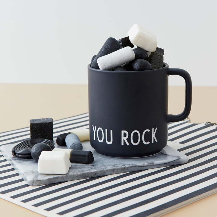 Кружка "You Rock" 0,25 л Black Favourite Design Letters