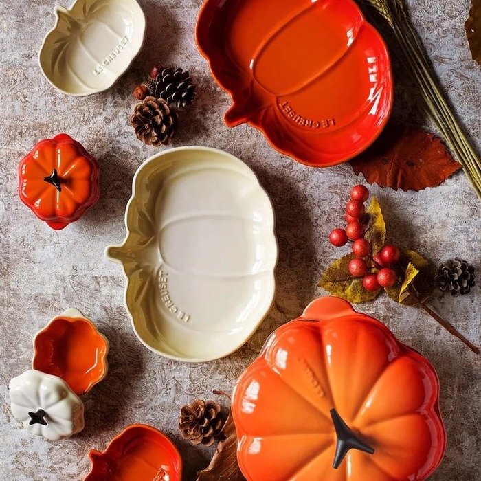 Кокотница 15 см/0,3 л Sea Salt Halloween Le Creuset