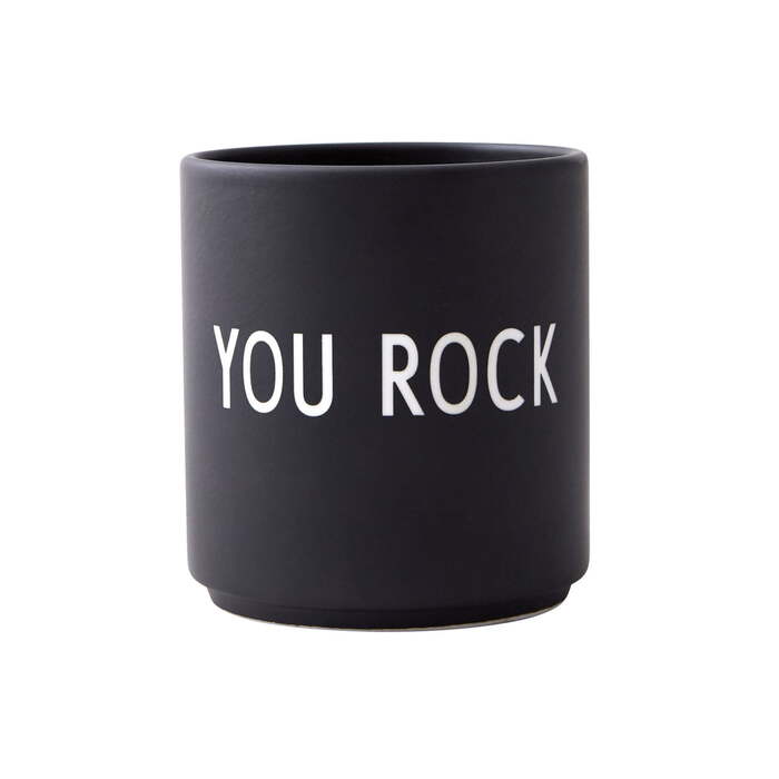 Кружка "You Rock" 0,25 л Black Favourite Design Letters