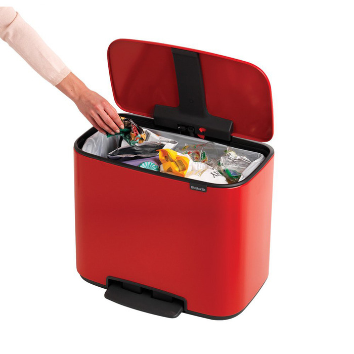 Мусорный бак с педалью, 36 л красный Pedal Bin Bo Brabantia