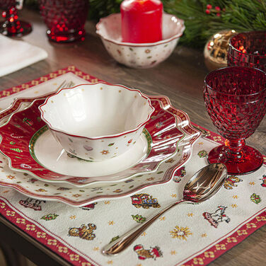 Набор из 6 тарелок для завтрака 24 см Red Toys Delight Villeroy & Boch