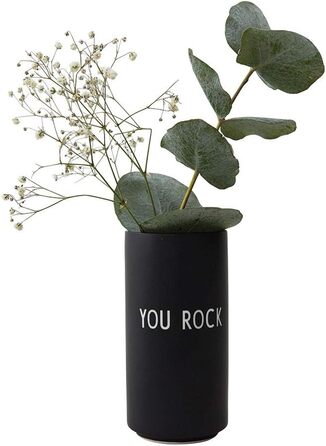 Ваза "You Rock" 11 см Black Favourite Design Letters