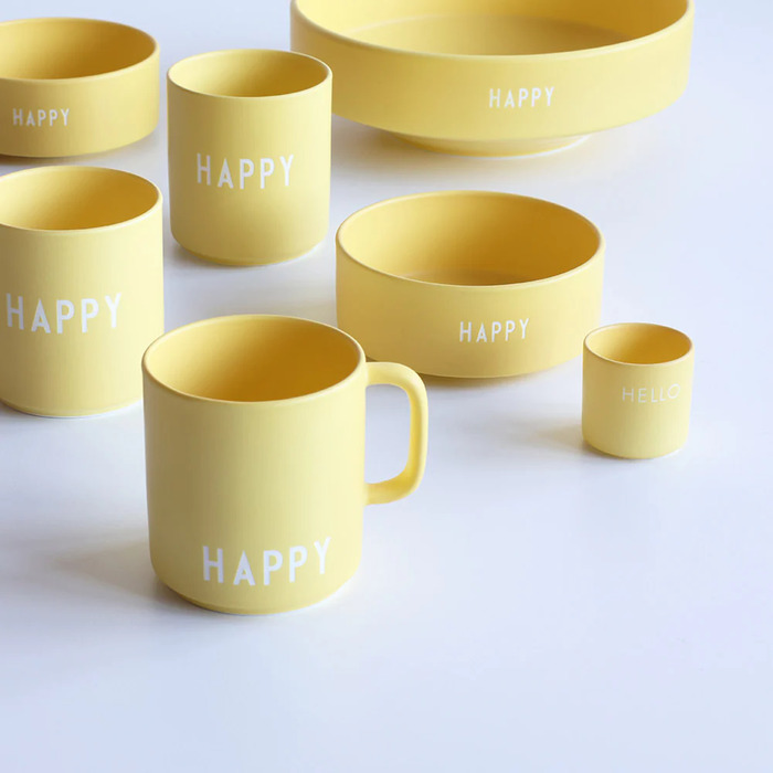 Набор подставок для яиц "Hello" Yellow Favourite Design Letters