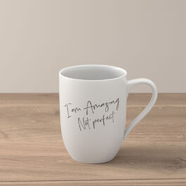 Кружка 340 мл "I´m amazing. Not perfect", белая Statement Villeroy & Boch