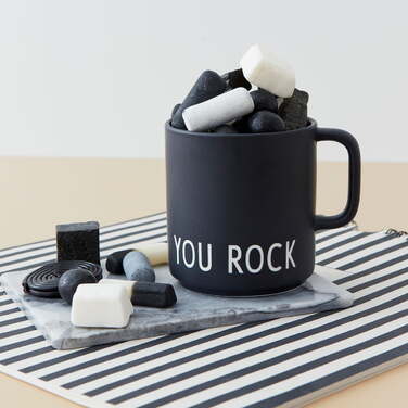 Кружка "You Rock" 0,25 л Black Favourite Design Letters