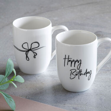 Набор из 2 кружек "Happy Birthday" 0,28 л Statement Lines Villeroy & Boch