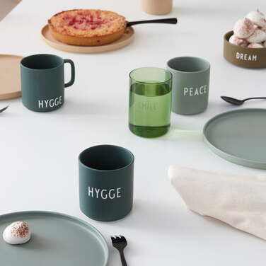 Кружка "Hygge" 0,25 л Dark Green Favourite Design Letters