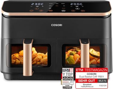Фритюрница многофункциональная 8,5 л 1750 Вт Gold XXL COSORI
