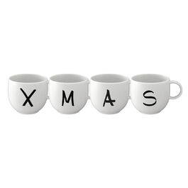 Набор рождественских кружек 0,290 л, 4 предмета Letters Mugs Villeroy & Boch