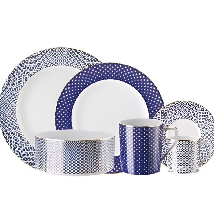 Чаша для салата 23 см 3,4 л Francis Carreau Bleu Rosenthal