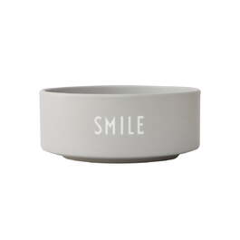 Пиала для закусок "Smile" 12 см Grey Favourite Design Letters