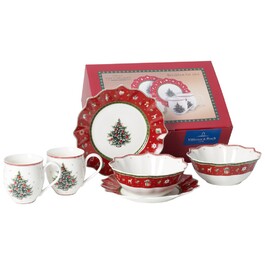 Набор посуды для завтрака на 2 персоны красный Toy's Delight Villeroy & Boch