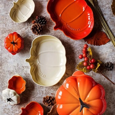 Тарелка 23 см Sea Salt Halloween Le Creuset